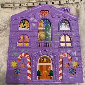 Purple Gingerbread House Toy